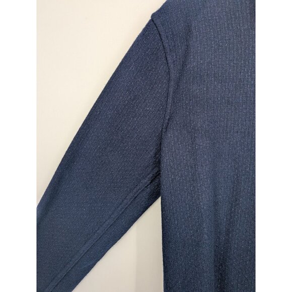 HAN Button Up Shirt Men Size XL Wool Blend Textured Minimalist Danish Timeless - Picture 5 of 10